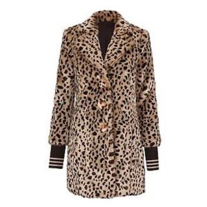 🤎 NWOT Cabi Josephine Coat XS Faux Fur #3727